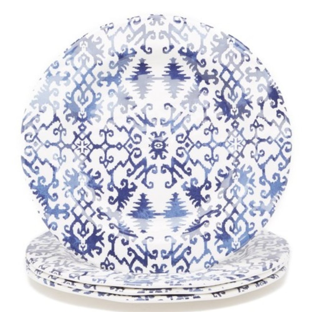 Tag Zuma Melamine Dinner Plate (Set of  4)